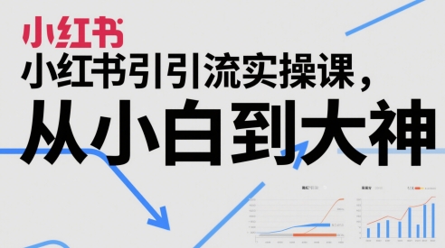 小红书引流实操课，从小白到大神-网创人之家