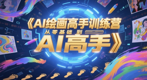 AI绘画高手训练营，从零基础到AI高手-网创人之家